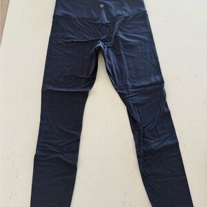 Athleta Navy Blue Ultra High-Rise Elation 7/8 Leggings